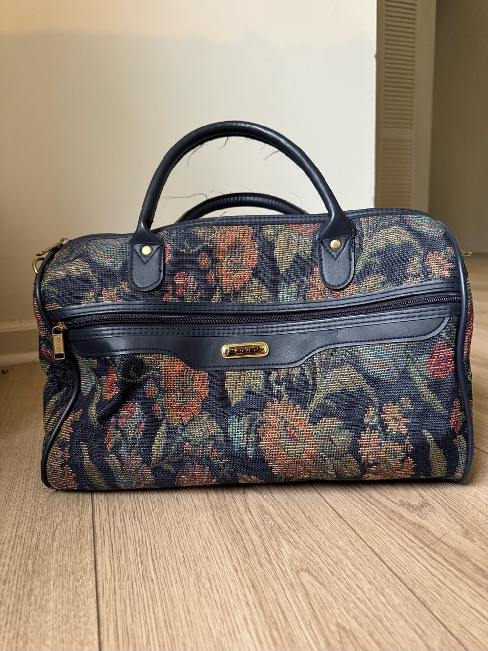 Jaguar Vintage Tapestry Handbag
